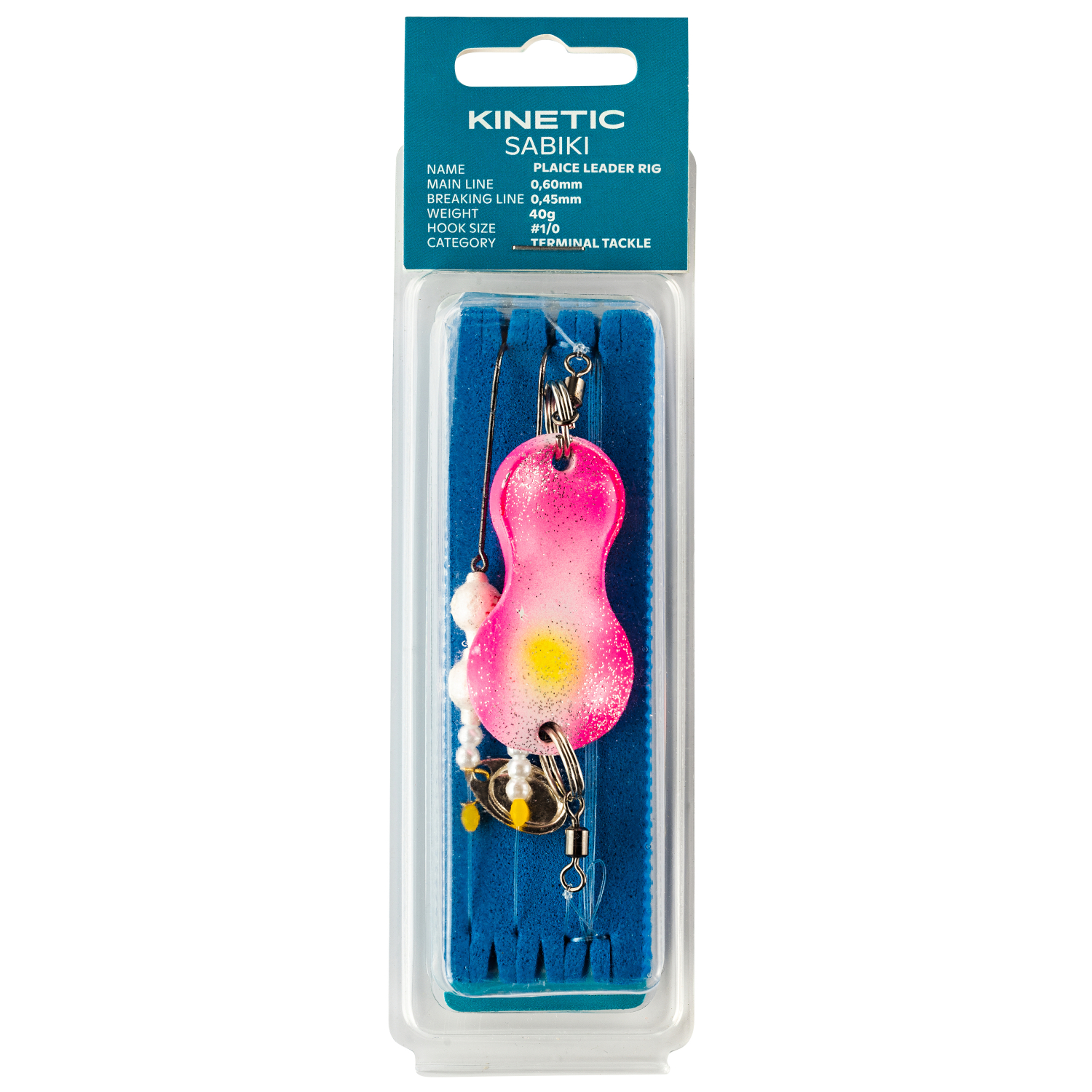 Kinetic Flatfish Leader Sabiki Plaice Rig (kinky pinky)