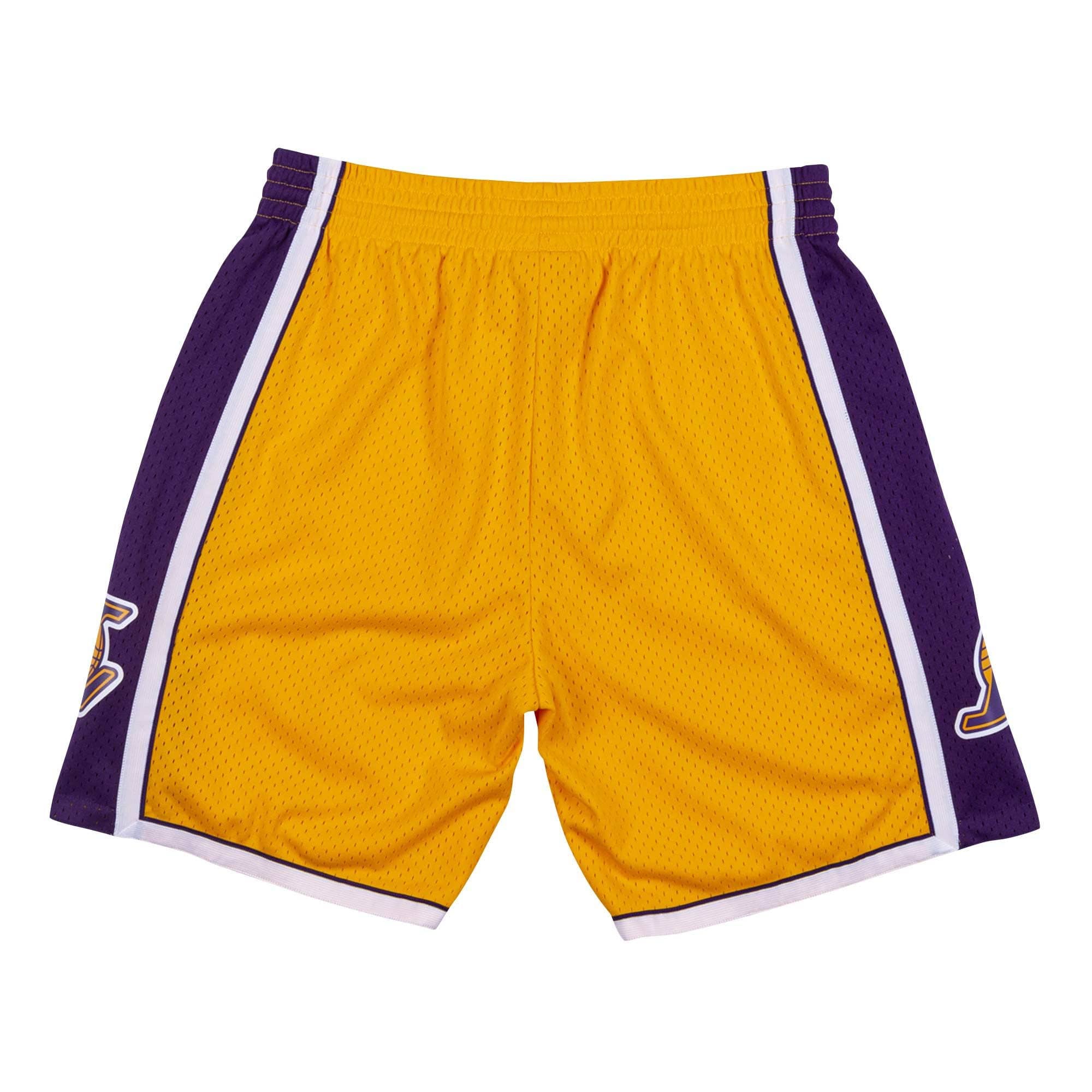 Los Angeles Lakers 2009-10 Mitchell & Ness Swingman NBA Shorts Yellow