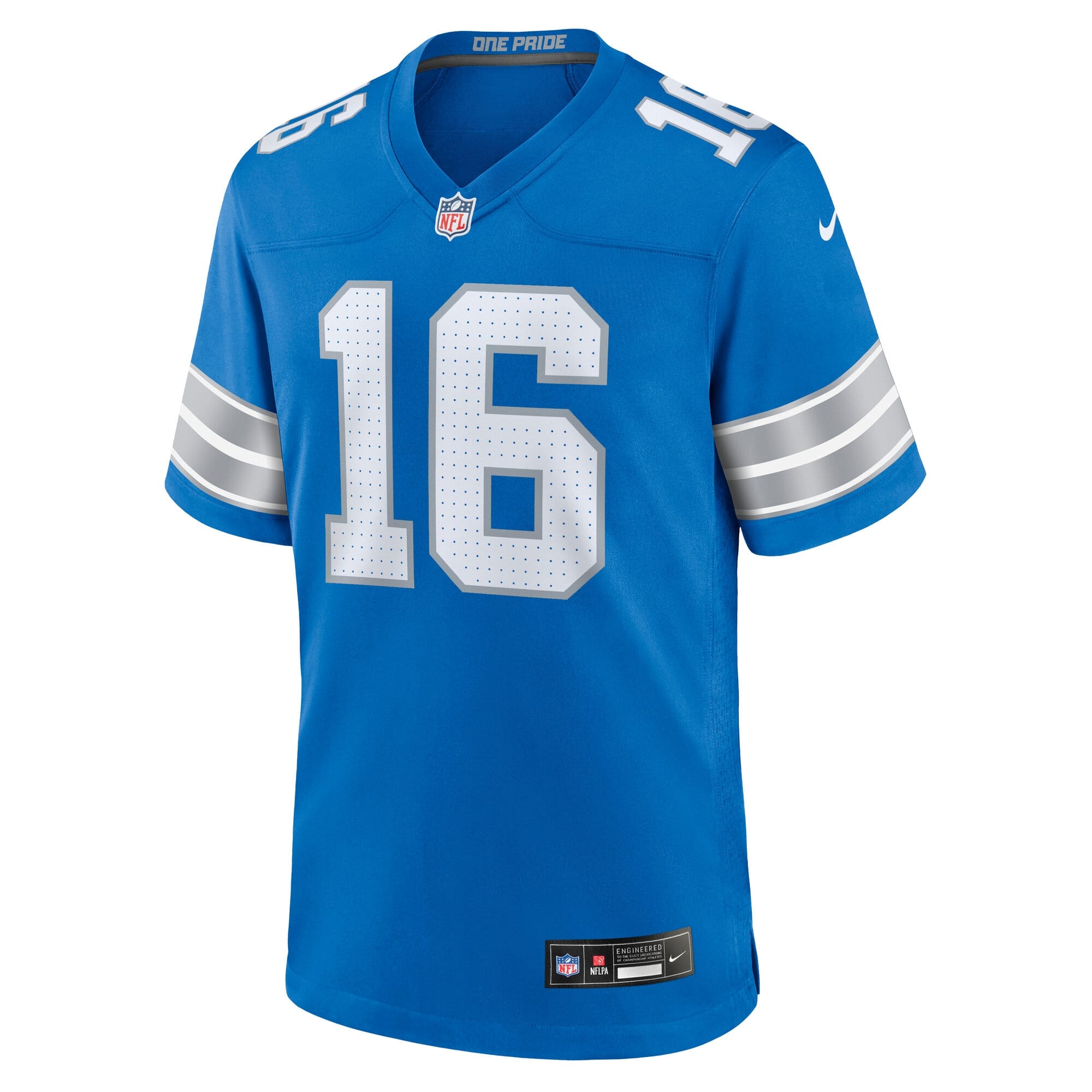 Jared Goff #16 Detroit Lions Nike Game NFL Jersey Blue