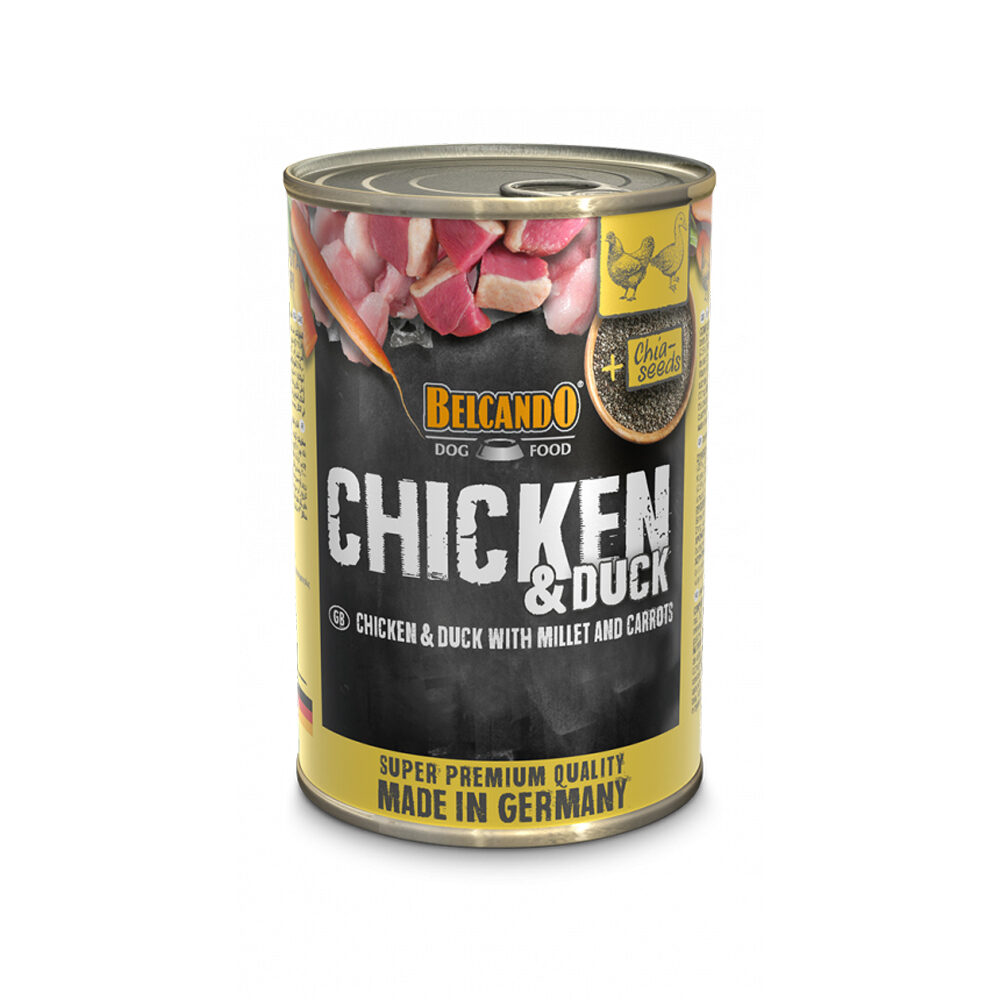 Belcando Wet Food - Chicken and duck with millet and carrots - 6 x 800 gram
