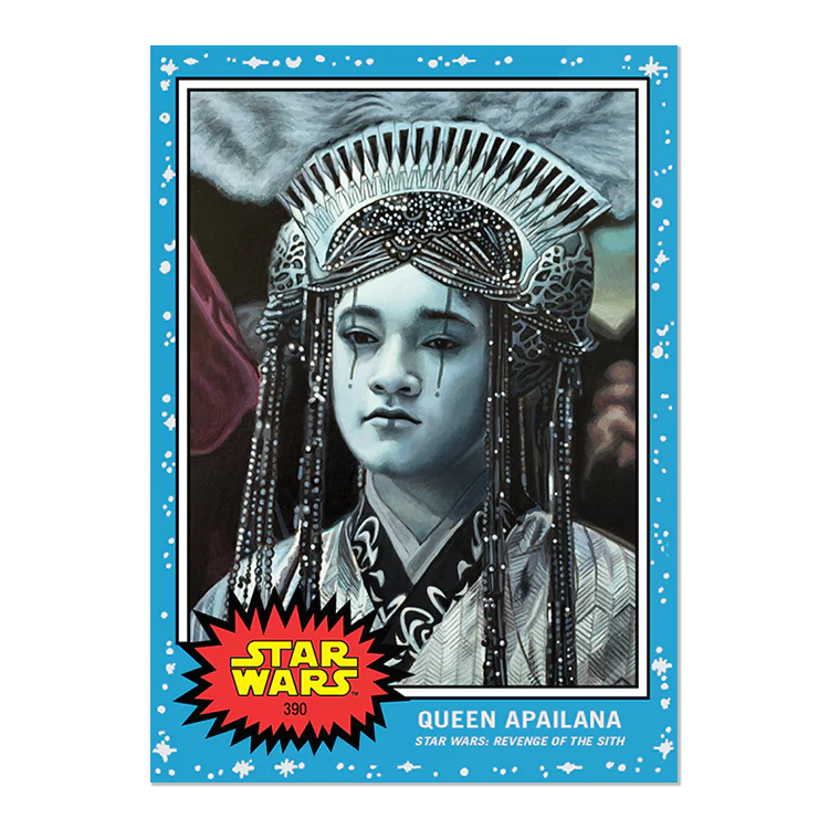 Topps UK - SW Living Set Card #390 - Queen Apailana