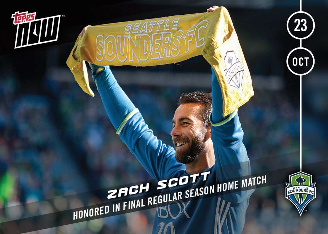 Zach Scott - Topps NOW Card 41 - Print Run QTY: 99 Cards