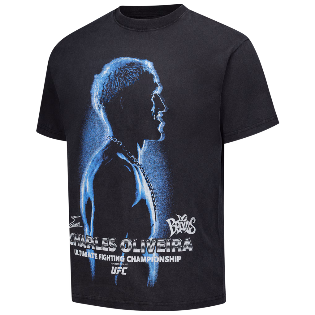 Men's Black Charles Oliveira Back Lit T-Shirt