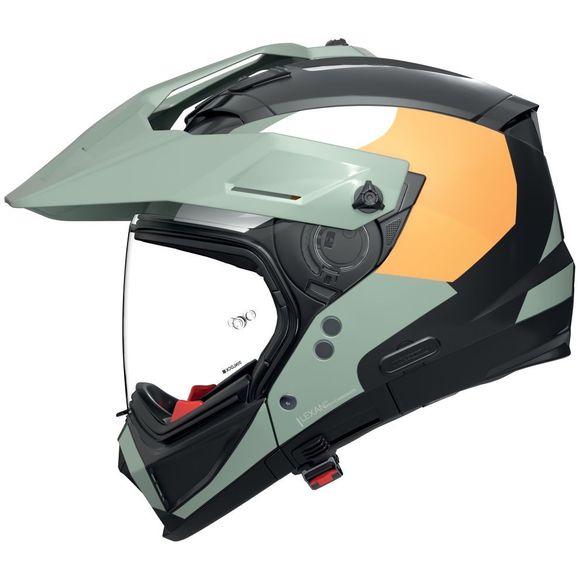 Nolan N70-2 x Selvado - Black / Green modular helmetRef: NL1756