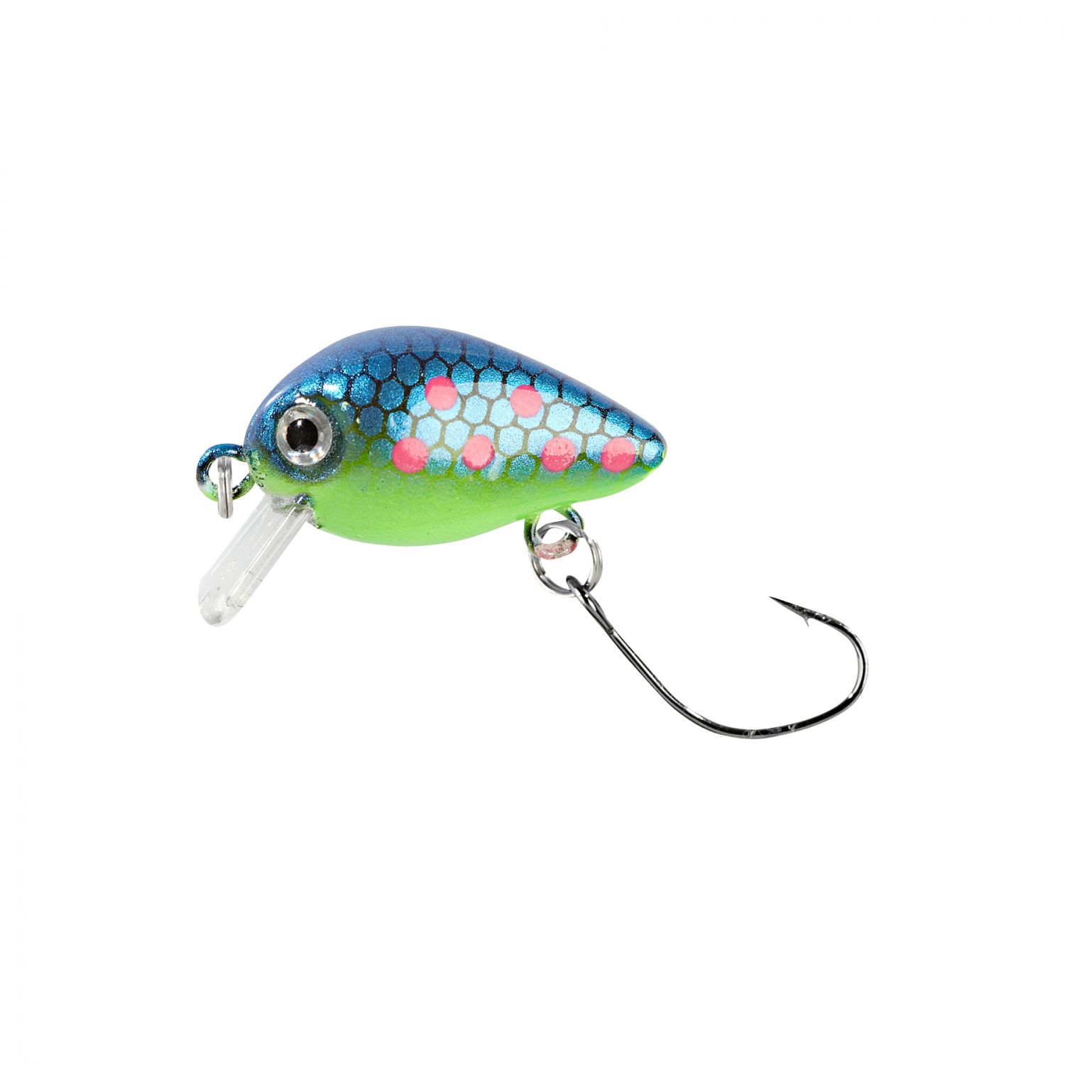 Trout Attack Crankbait Trout Crank (blue\/pink dots)