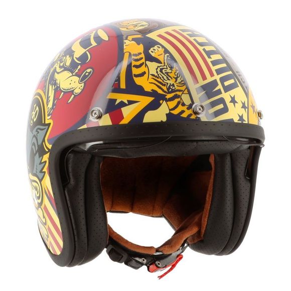 Helstons VON DUTCH BIG CAT jet helmet - MulticolorRef: VDH0273