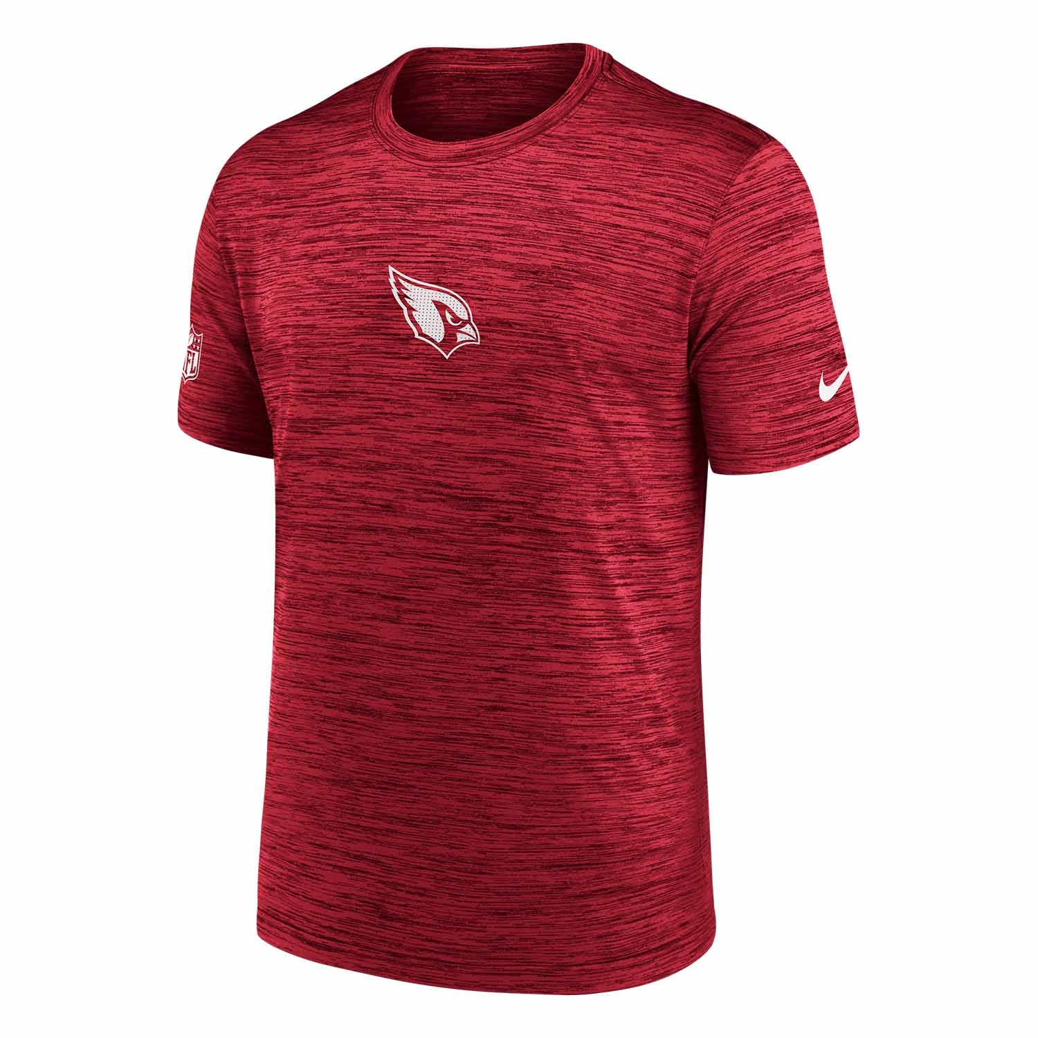 Arizona Cardinals 2025 NFL Sideline Nike Velocity Performance T-Shirt Red