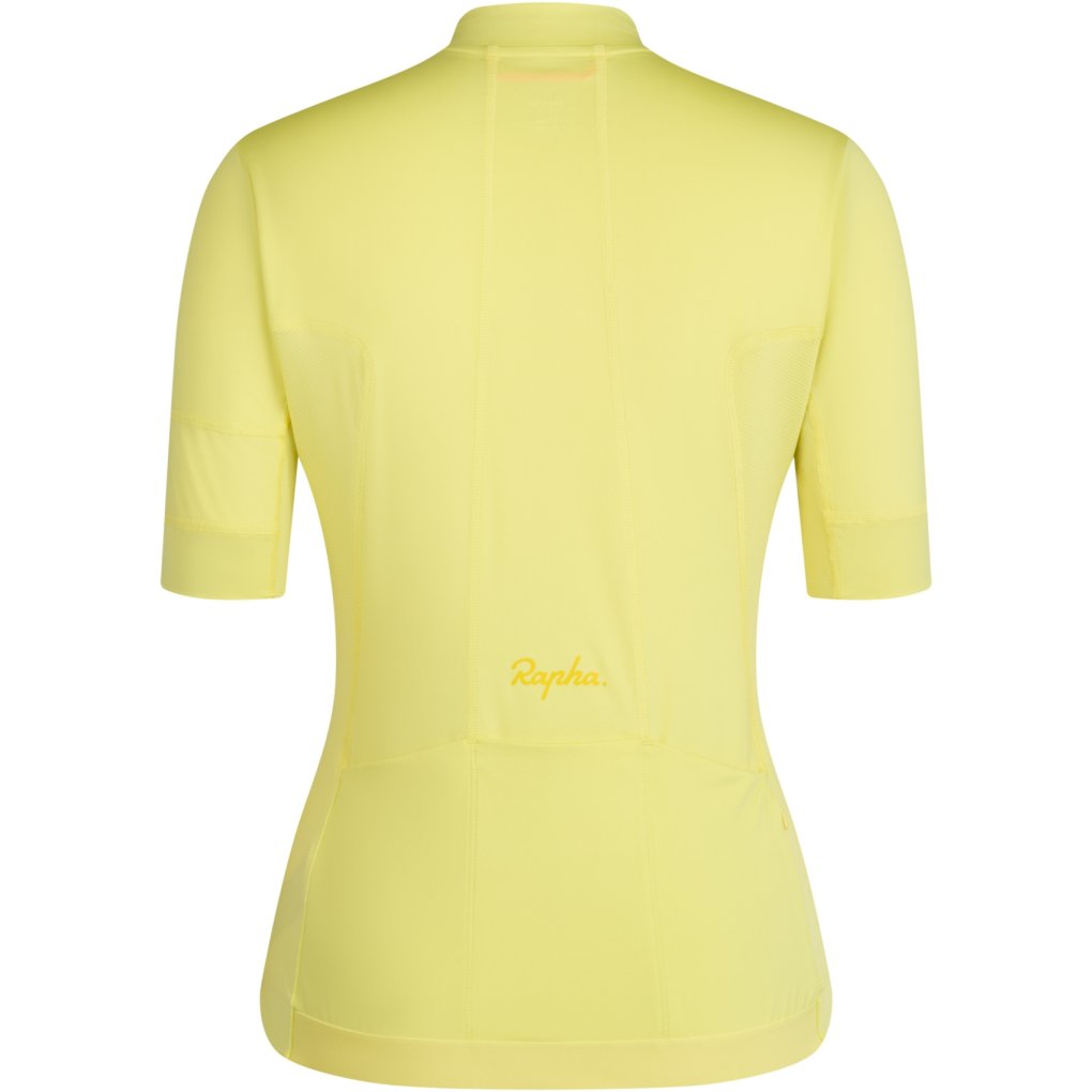 Rapha Short Sleeve Jersey Women - canary yellow/celery