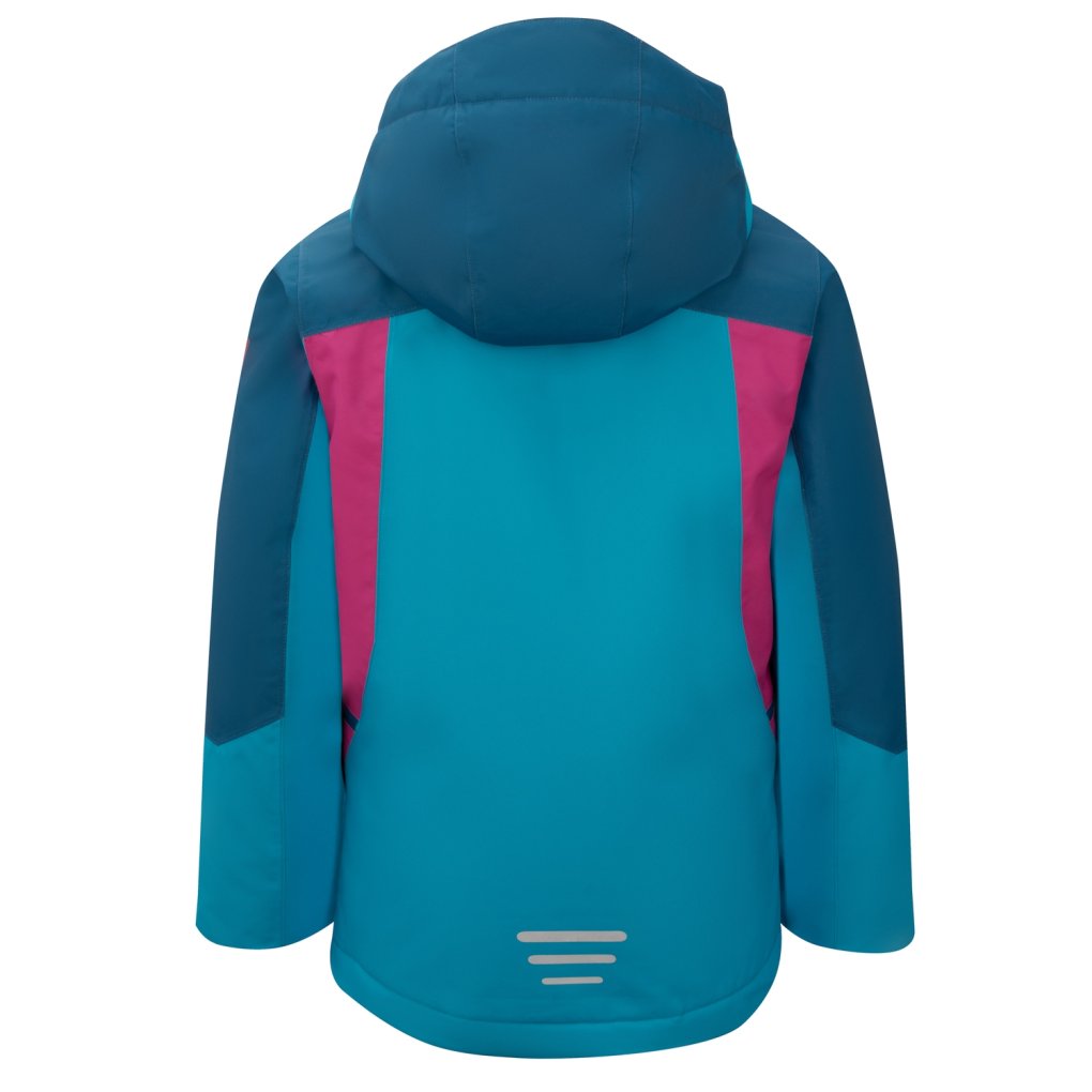 Trollkids Rauland Jacket Girls - Madeira Blue/Dark Turquoise/Bright Berry