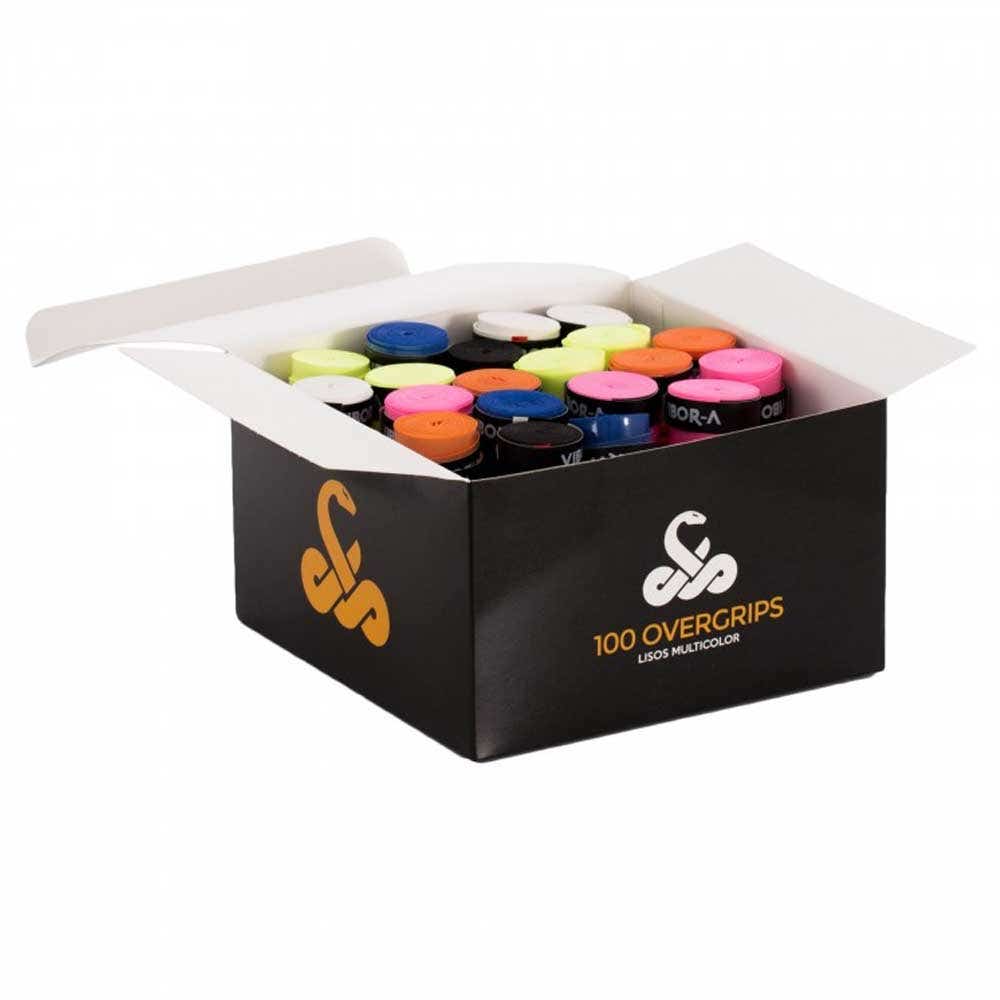 TUB OF 100 VIBORA SMOOTH OVERGRIPS