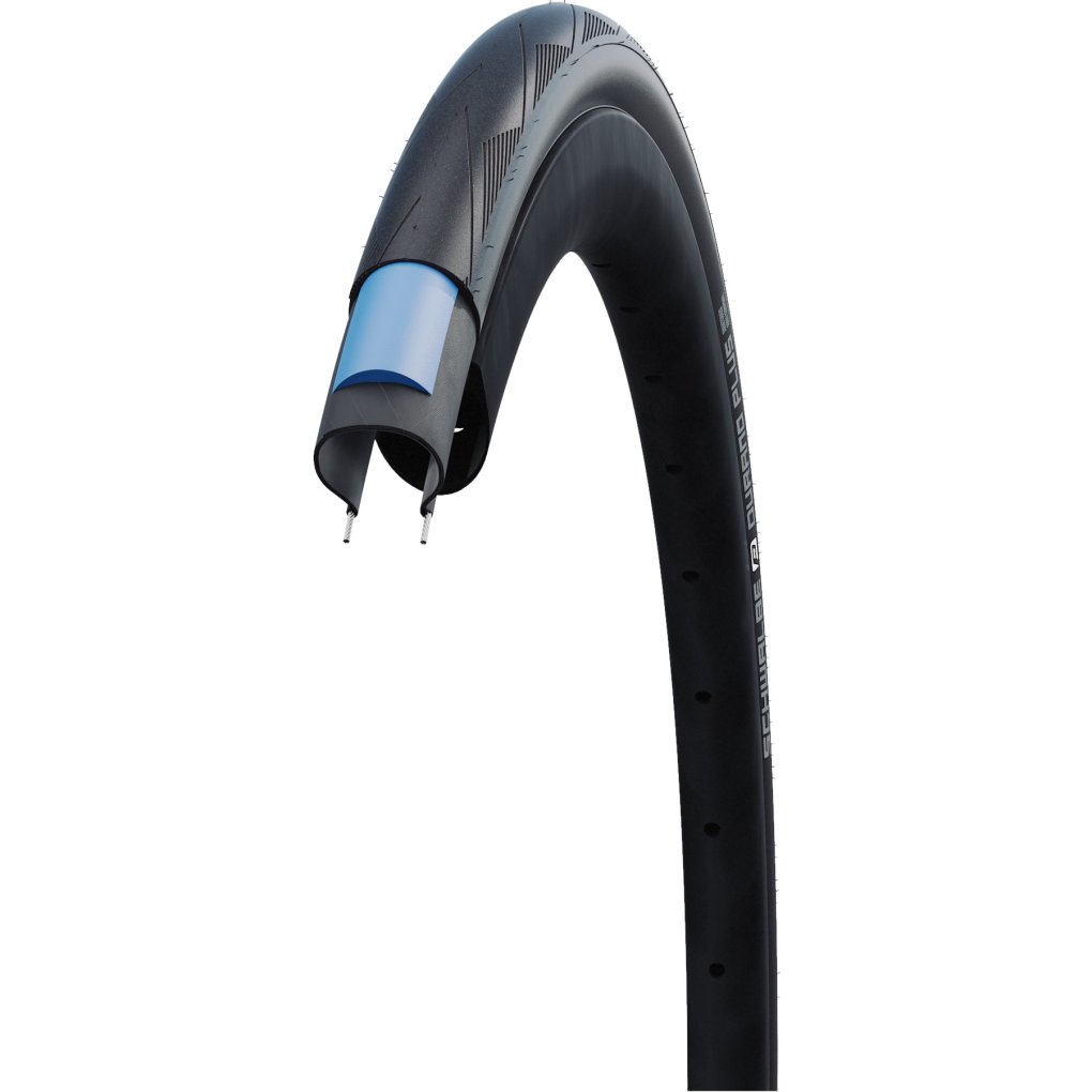 Schwalbe Durano Plus Wire Bead Tire - Performance | Addix | Smart Guard - E-25 - 25-622 | Black