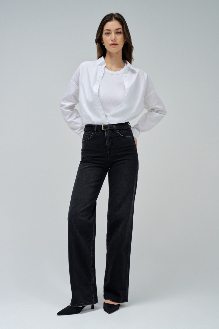 FAITH PUSH IN WIDE JEANS