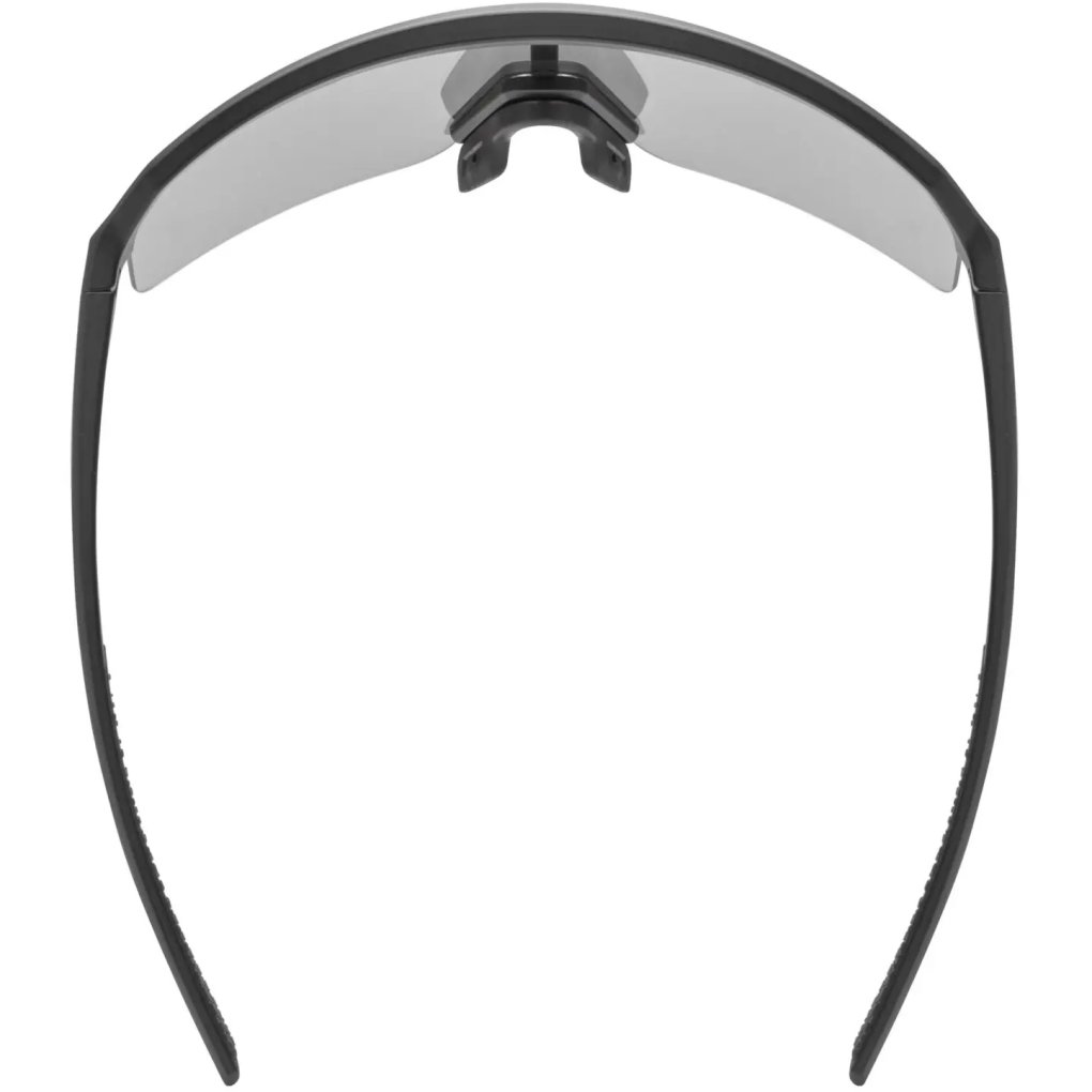 Uvex ramp Cycling Glasses - black matt/mirror silver