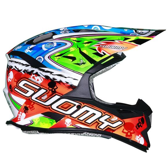 Suomy WARRIOR 2017 cross helmet - Blue / GreenRef: SU0179