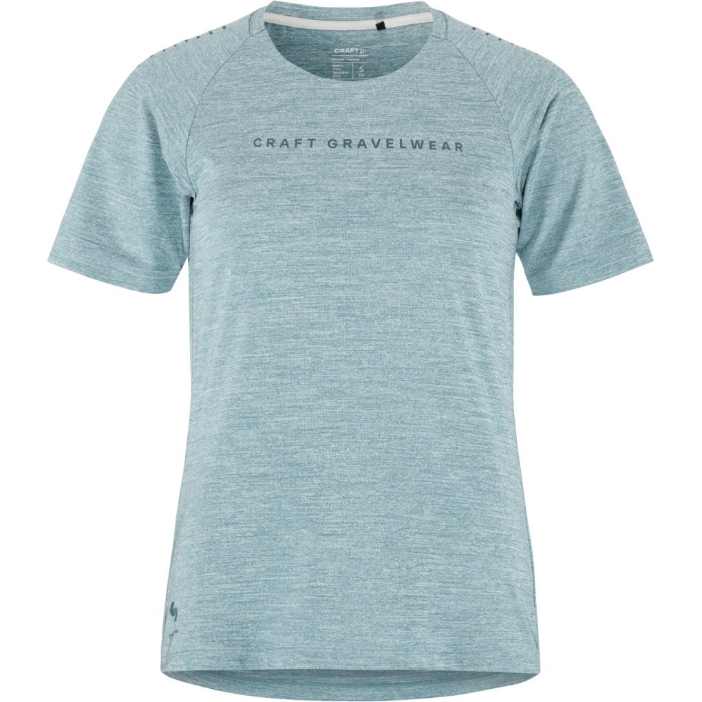 CRAFT ADV Gravel Short Sleeve Tee Women - Aquatic