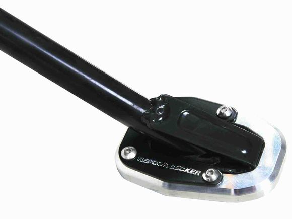 Hepco & Becker side stand extension - black/silverRef: Hbe00588A / 42117654 00 91