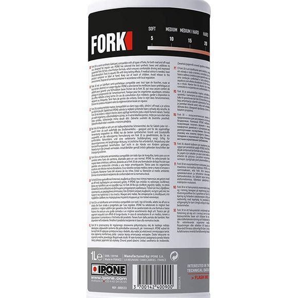 Ipone FORK 30 Fork Oil - 1 LITER UniversalRef: IP0105 / 800533