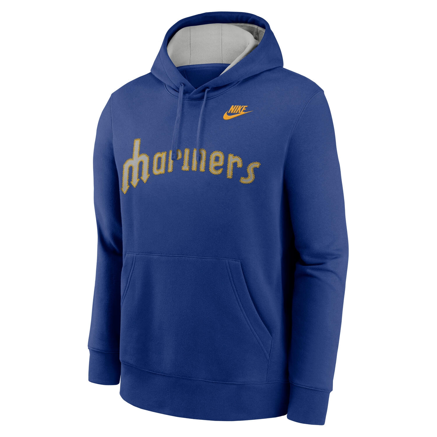Seattle Mariners Rewind Script Nike Club MLB Hoodie Blue