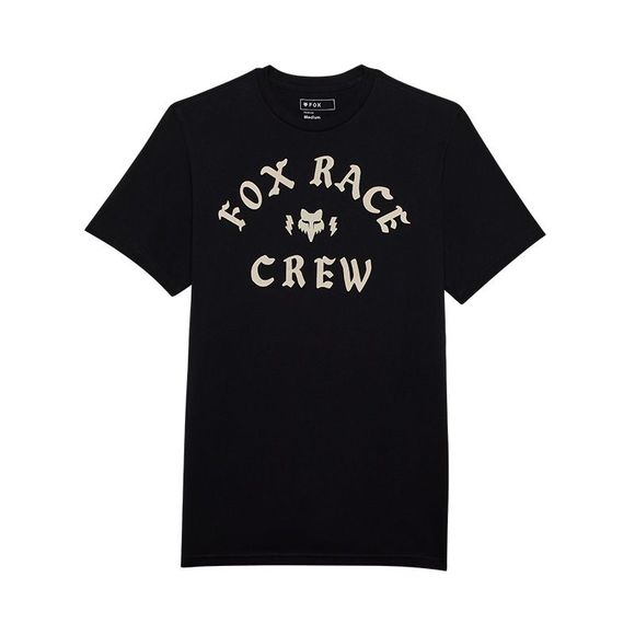 Fox RACE CREW Short Sleeve T-Shirt - BlackRef: FX4743
