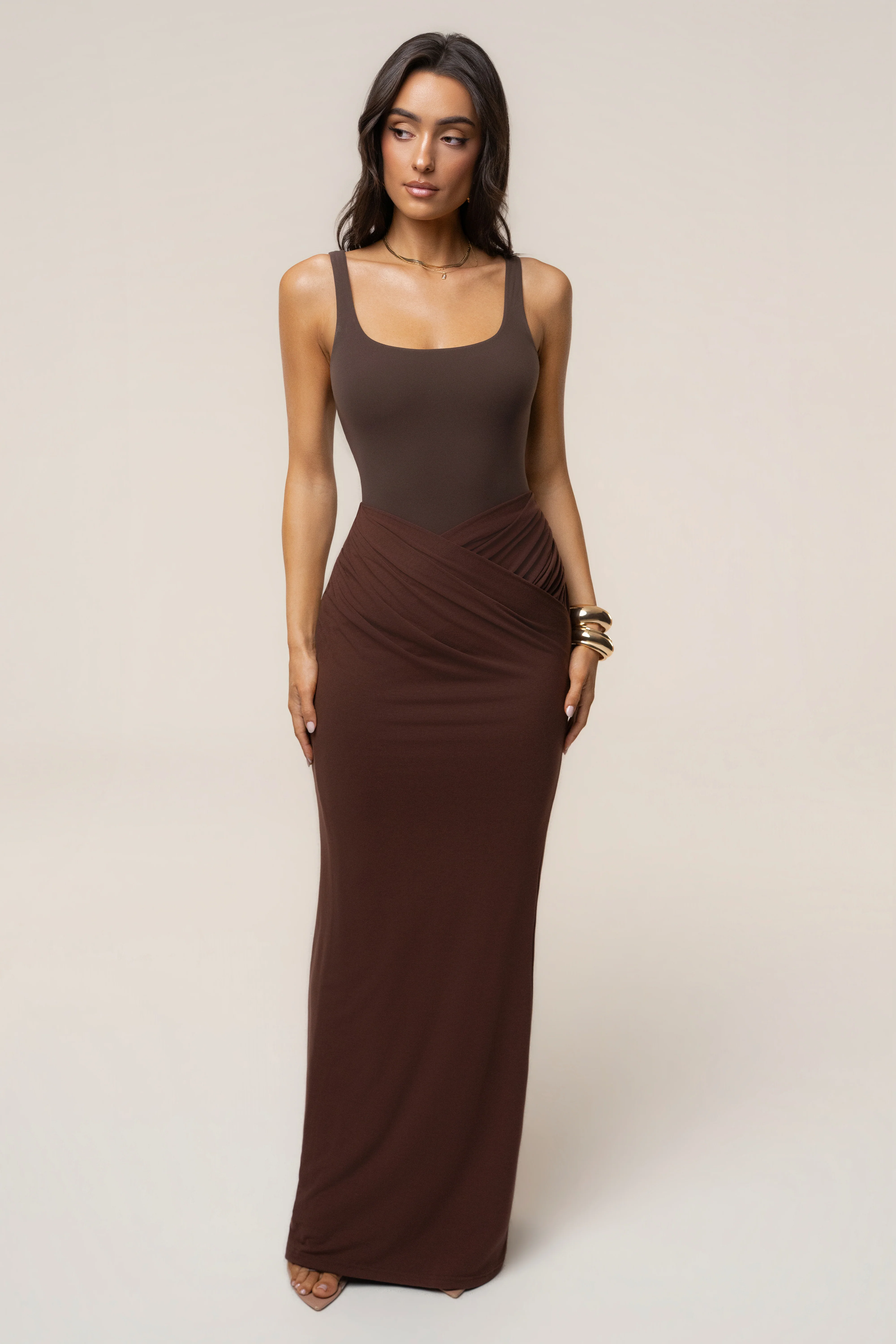 Chocolate Passion Maxi Skirt