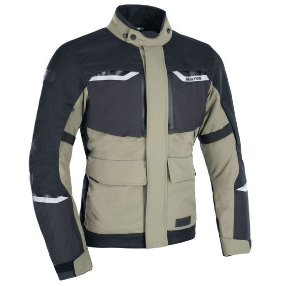 Motorcycle Jacket Oxford Global 2.0 - Black / GreenRef: OD0084