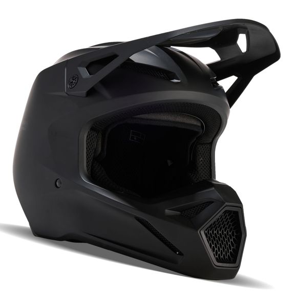 Fox V1 cross Helmet - SOLID 2024 - BlackRef: fx4088-c6125