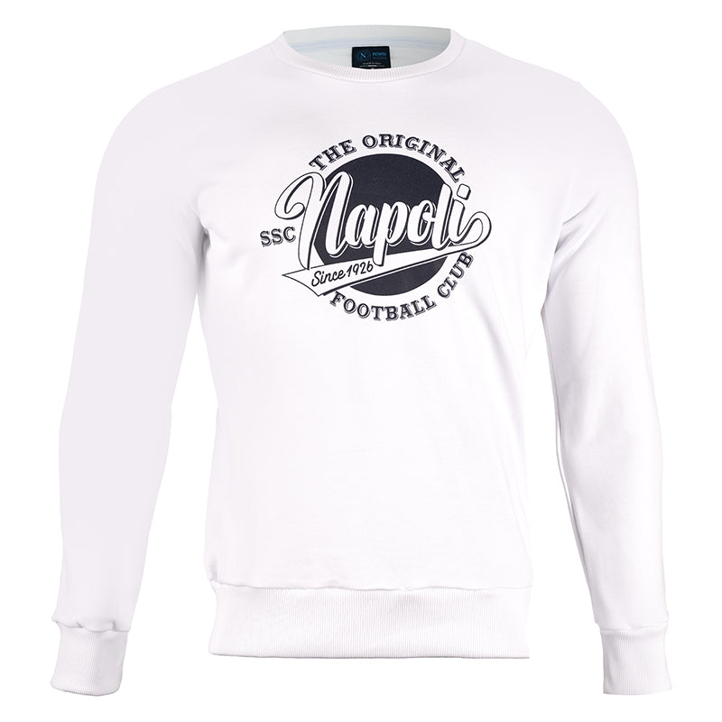 SSC Napoli White Vintage Sweatshirt