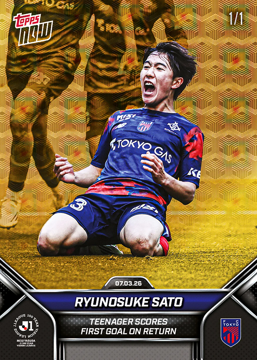 Ryunosuke Sato - 2026 J.League® Topps NOW® - Card 6