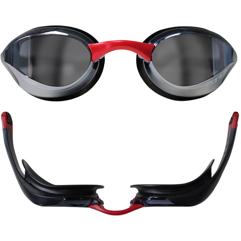 Zone3 Volare Streamline Racing Goggles - Mirror - black/red