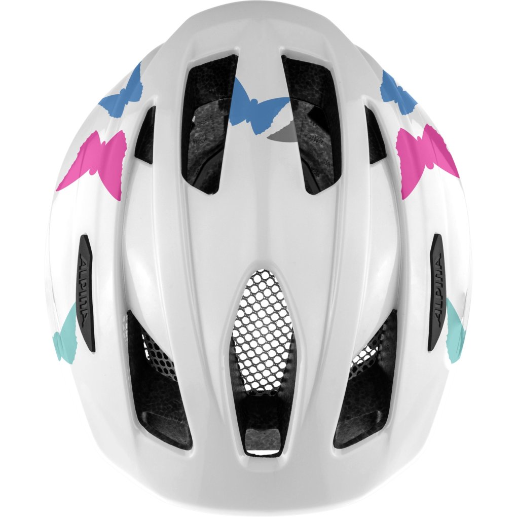 Alpina Pico Kids Bike Helmet - pearlwhite butterflies gloss