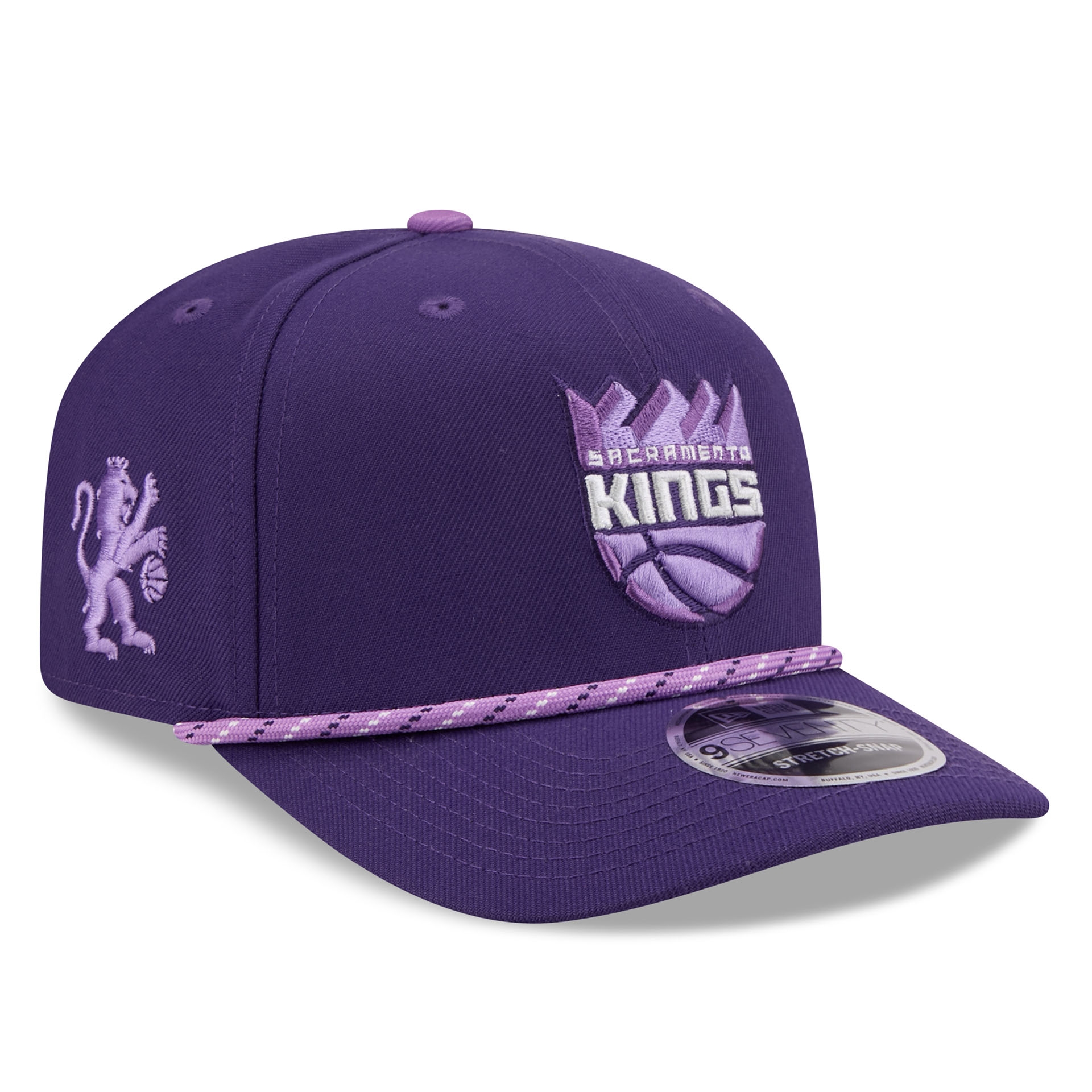 Sacramento Kings 2025-26 NBA City Edition 9SEVENTY Stretch-Snap Cap