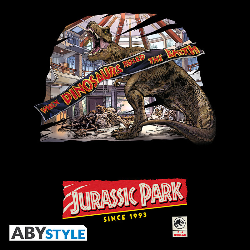 JURASSIC PARK Backpack Museum scene