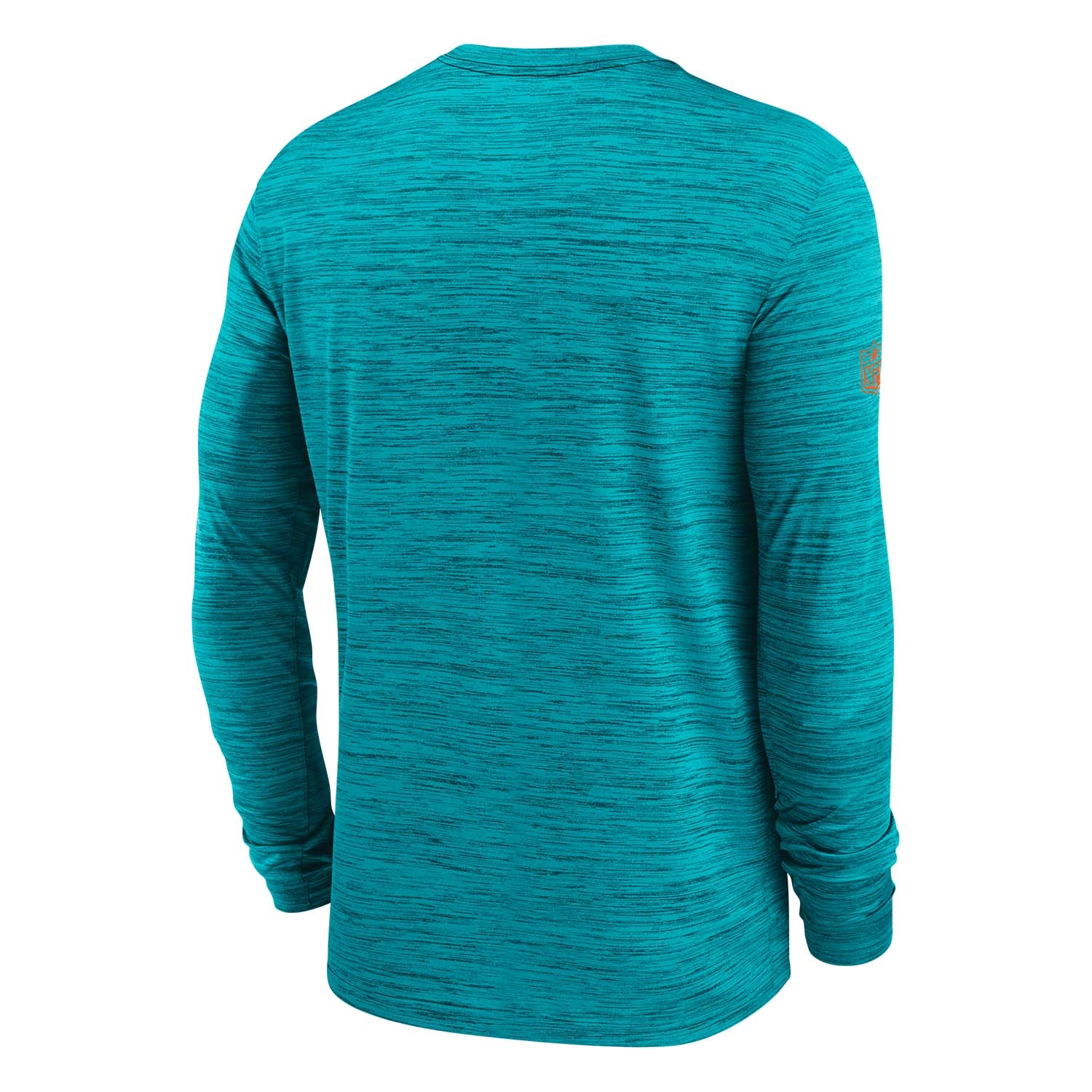 Miami Dolphins 2025 NFL Sideline Nike Velocity Performance Long Sleeve T-Shirt Aqua