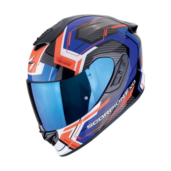 Scorpion Exo EXO 1400 EVO II AIR full face helmet - LINART - Black / BlueRef: SC1180-C3801