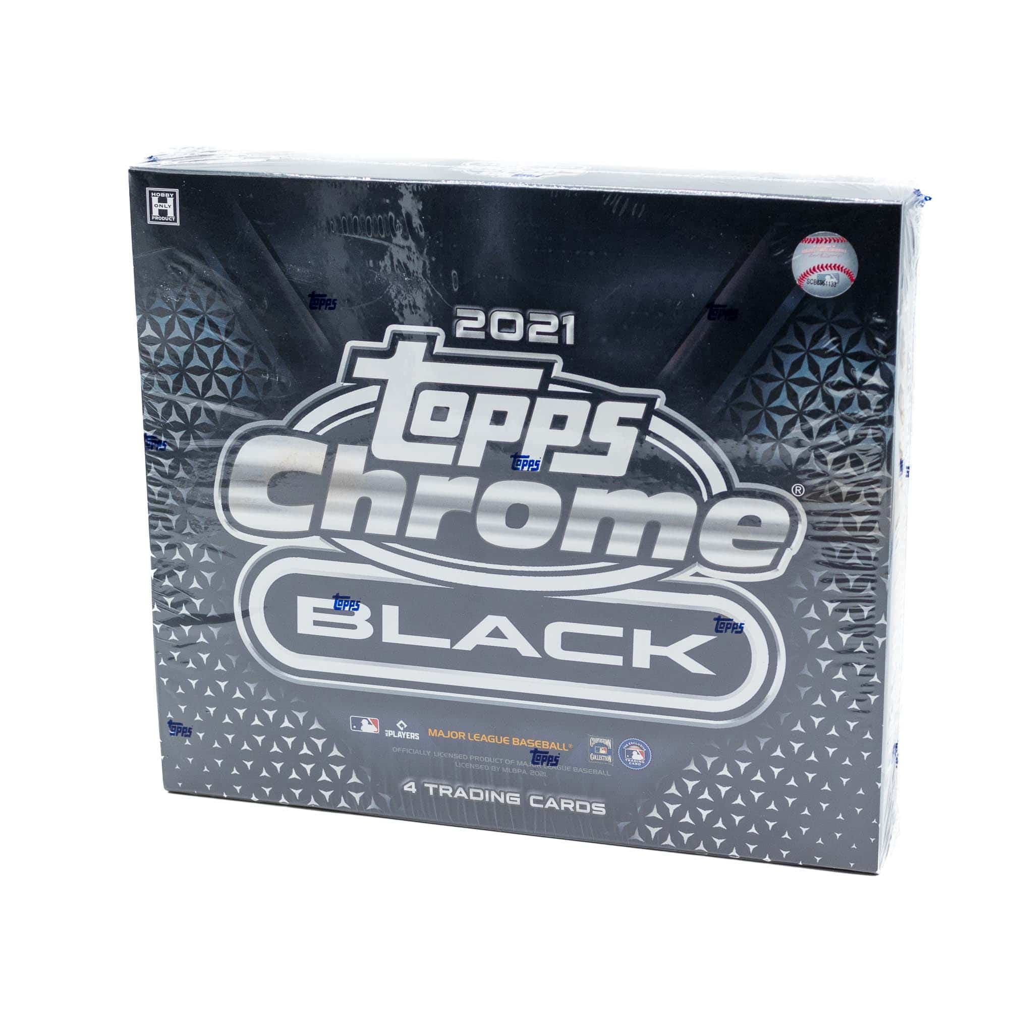 2021 Topps Chrome Black Baseball Hobby Box MLB