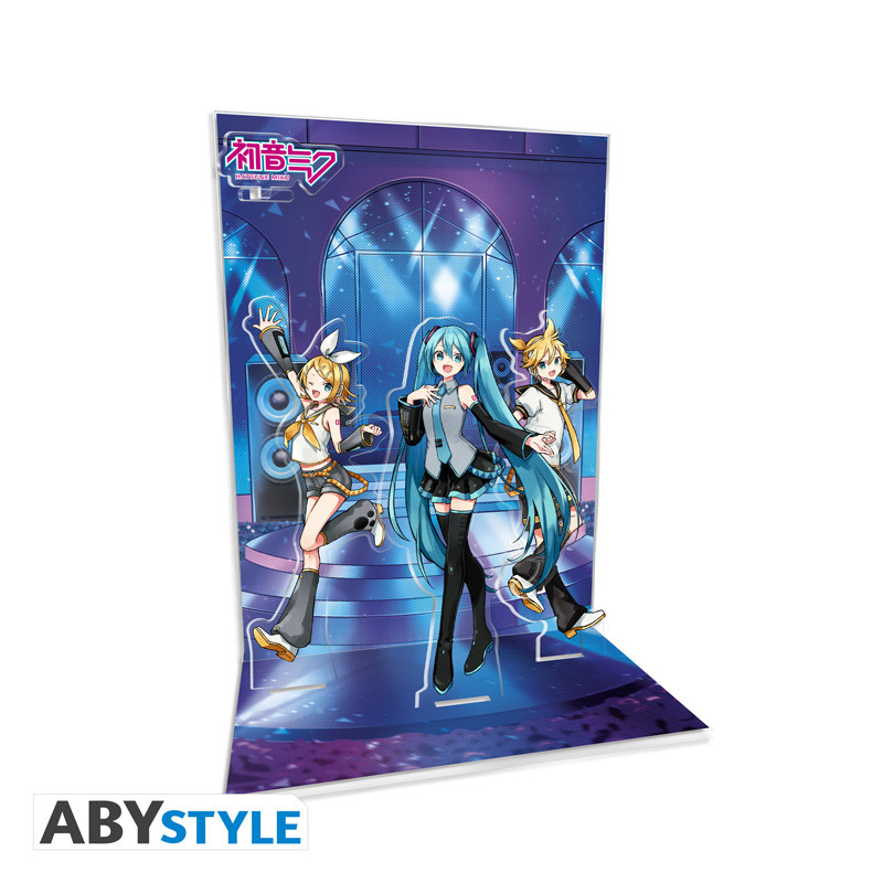HATSUNE MIKU Acryl® Diorama Miku & friends