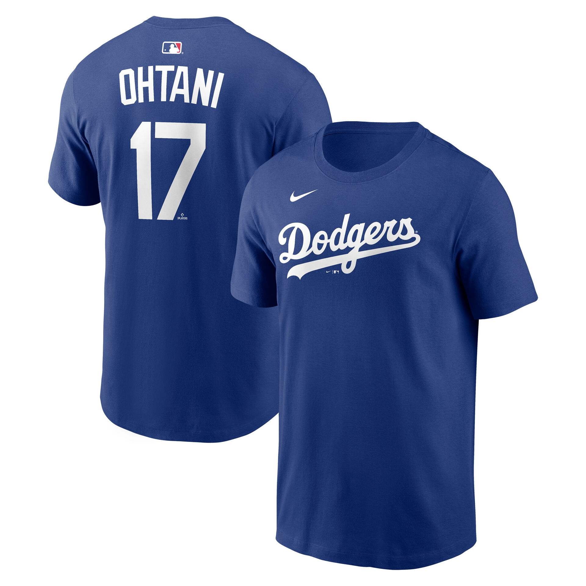 Shohei Ohtani #17 Los Angeles Dodgers Player MLB T-Shirt Blue