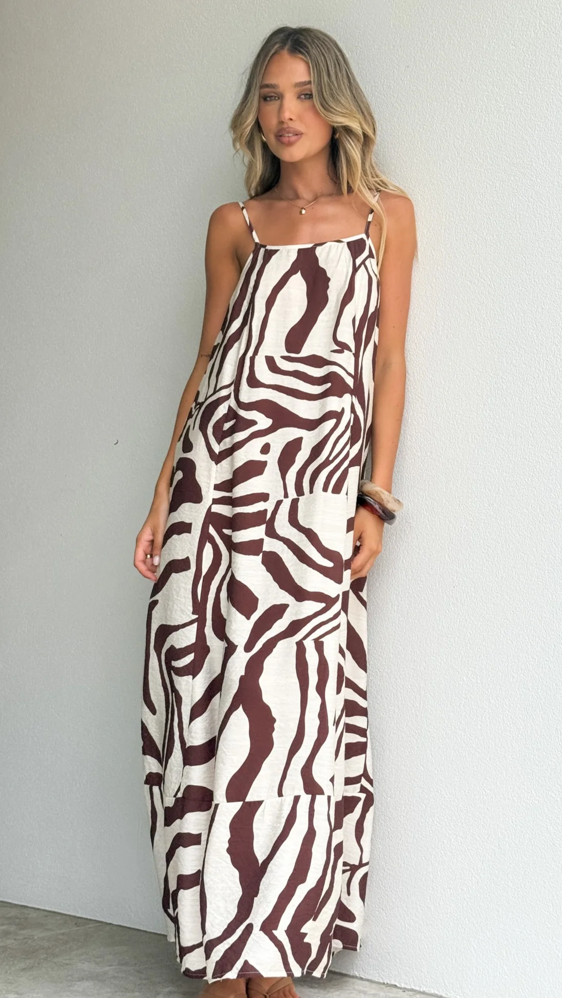 Alivia Maxi Dress - Luna Mocha