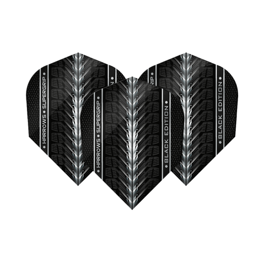 Harrows Supergrip Black Edition No6 Flights