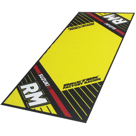 Environmental mat BIKETEK MOTO SERIES 6 SUZUKI RM 190x80cm Universal - Yellow / BlackRef: Bkt0039 / Grgmat82