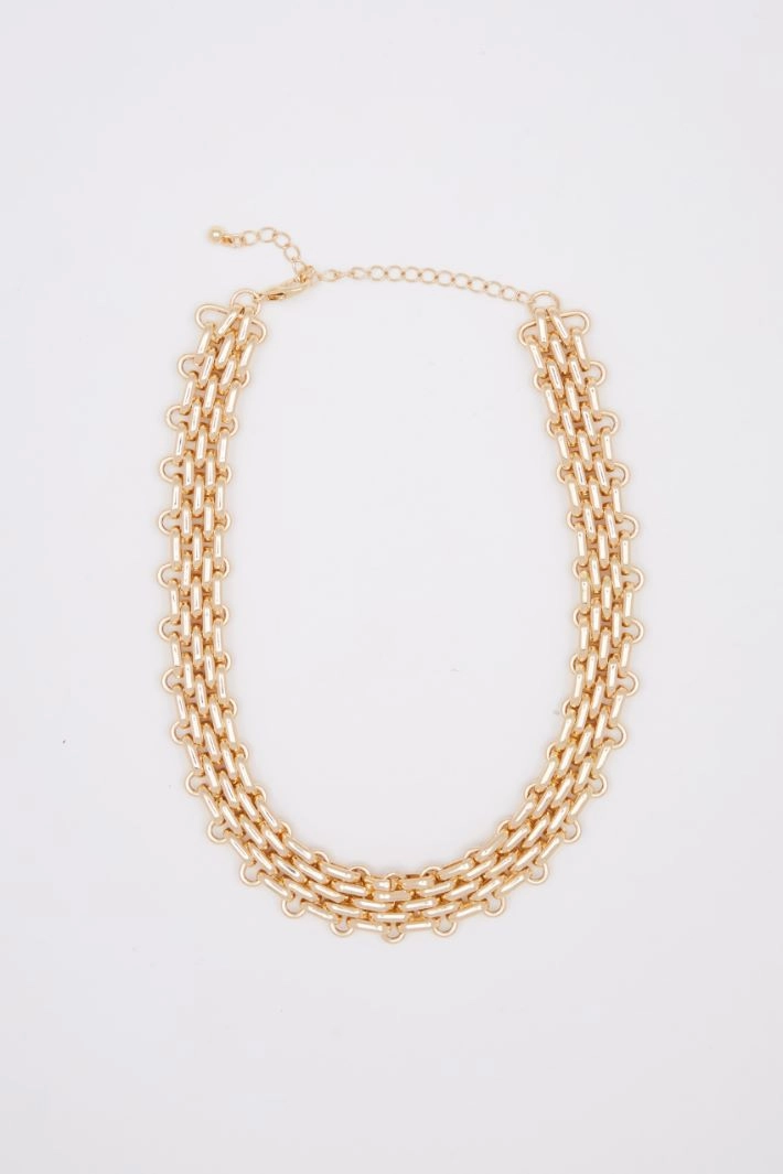 Short metal necklace - GOLD