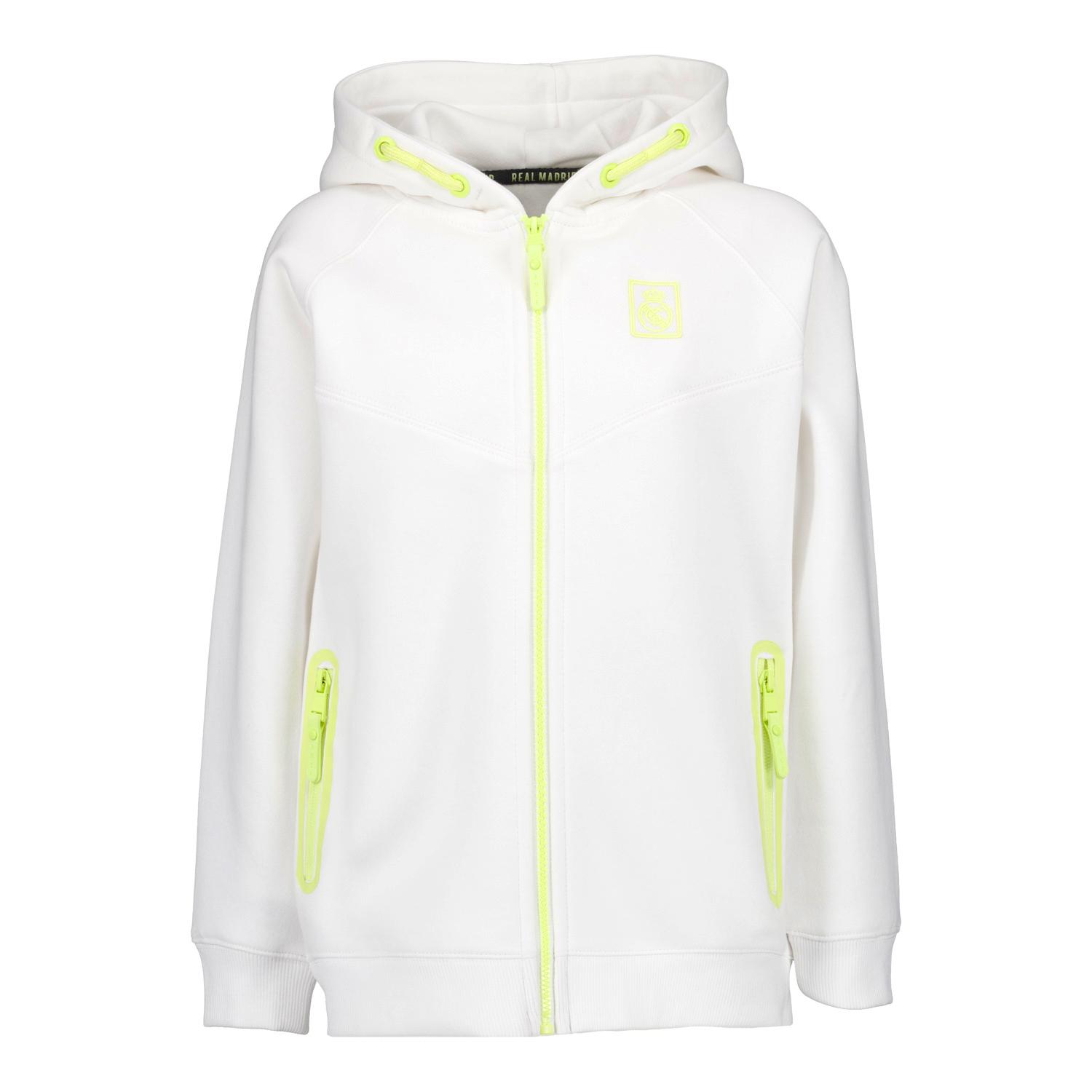 Kids Tracksuit Cool Kids Contrast Zip White