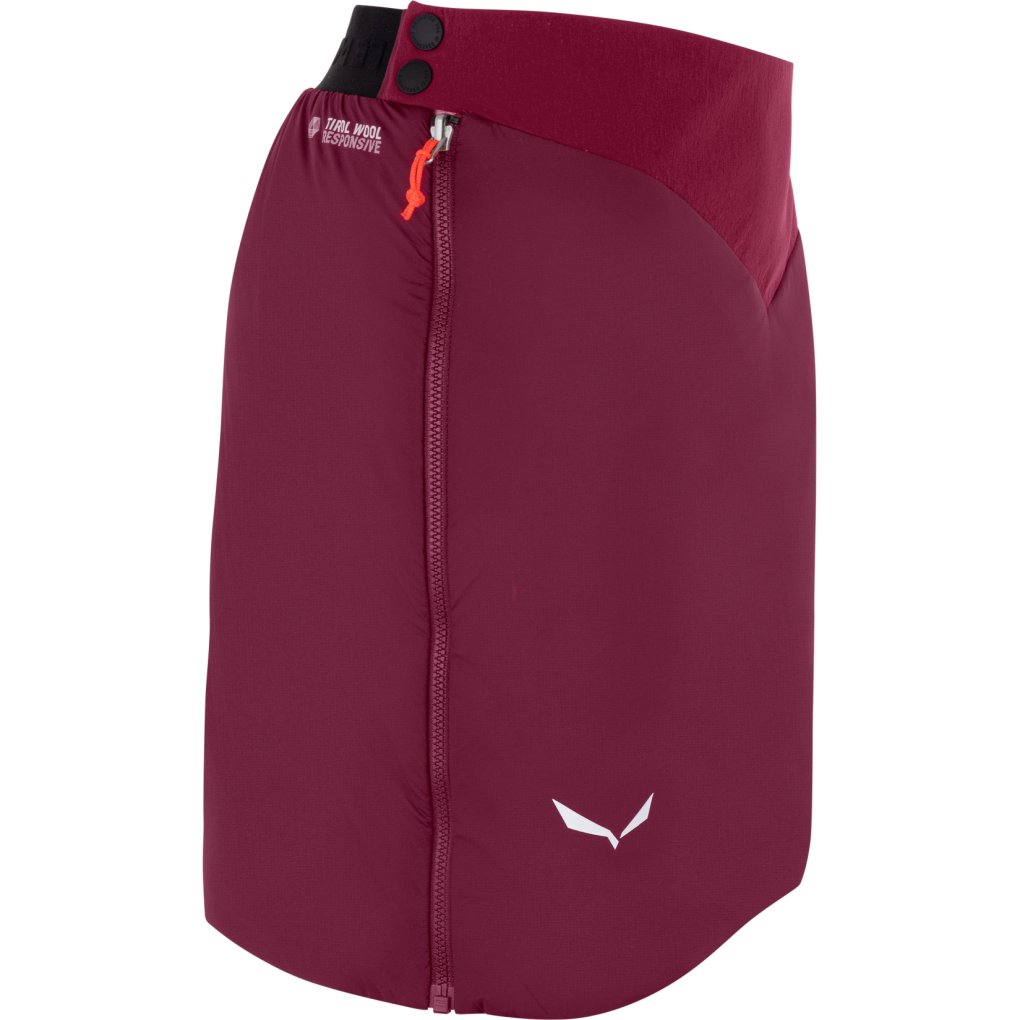 Salewa Ortles TirolWool Responsive Stretch Skirt Women - rhodo red 6360