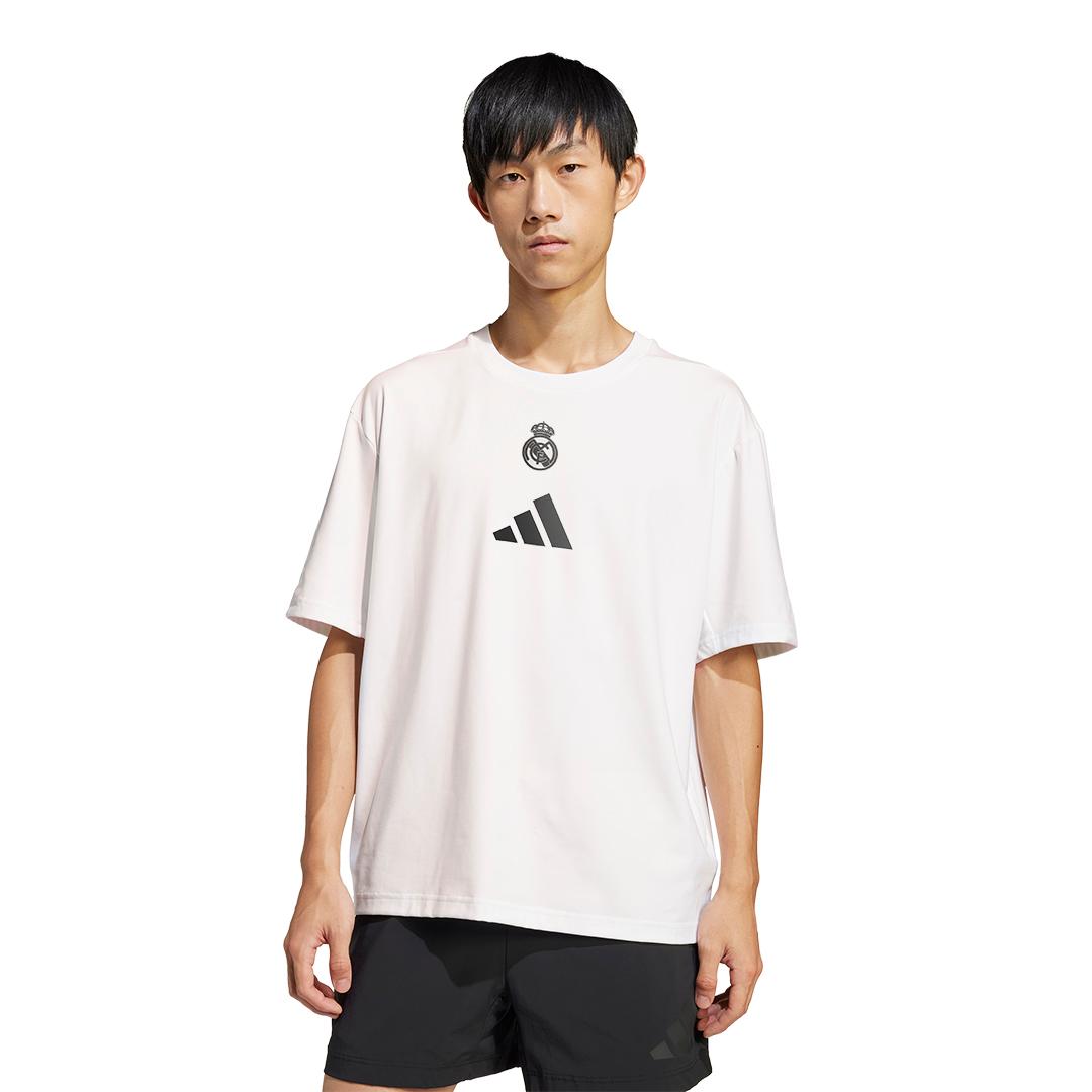Mens adidas Real Urban T-Shirt White