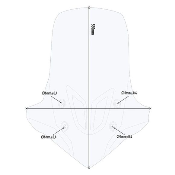 Givi High Protection Clear WindscreenRef: D1171ST