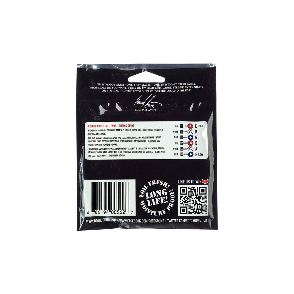 Rotosound MAS11 Michael Amott Sign. Set – Thomann Ireland