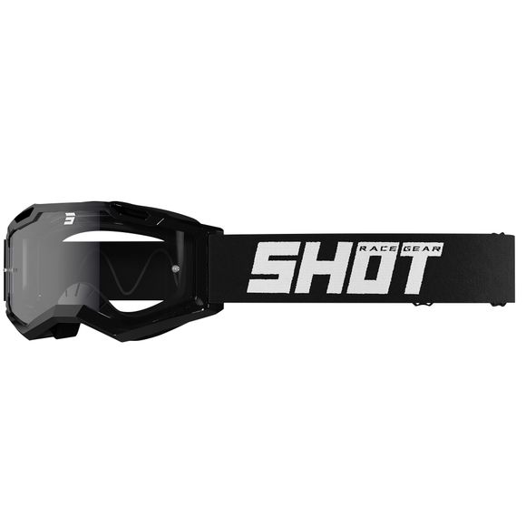 Shot ASSAULT 2.0 ENDURO cross mask - SOLID BLACK GLOSSY 2023 - BlackRef: SO2295 / A09-29B1-C03