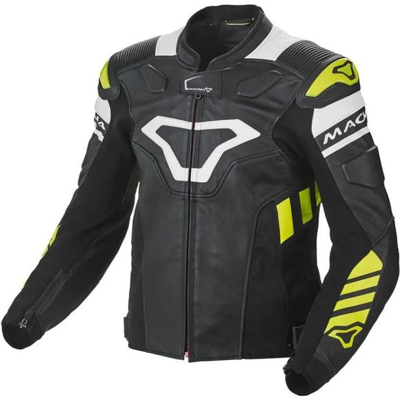 Macna TRACKTIX Motorcycle Jacket - Black / YellowRef: MAC0404