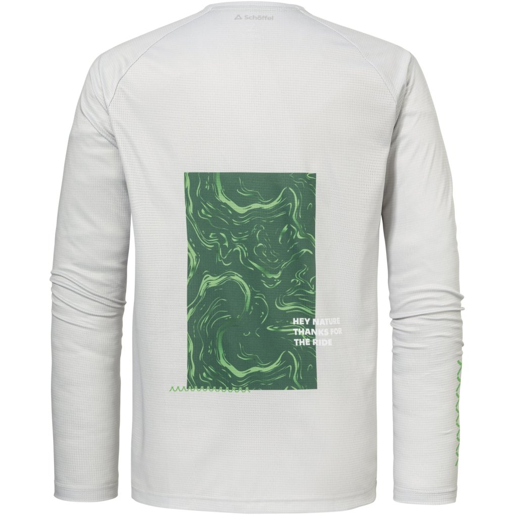 Schöffel Style Koitere Longsleeve Men - stone grey 9000