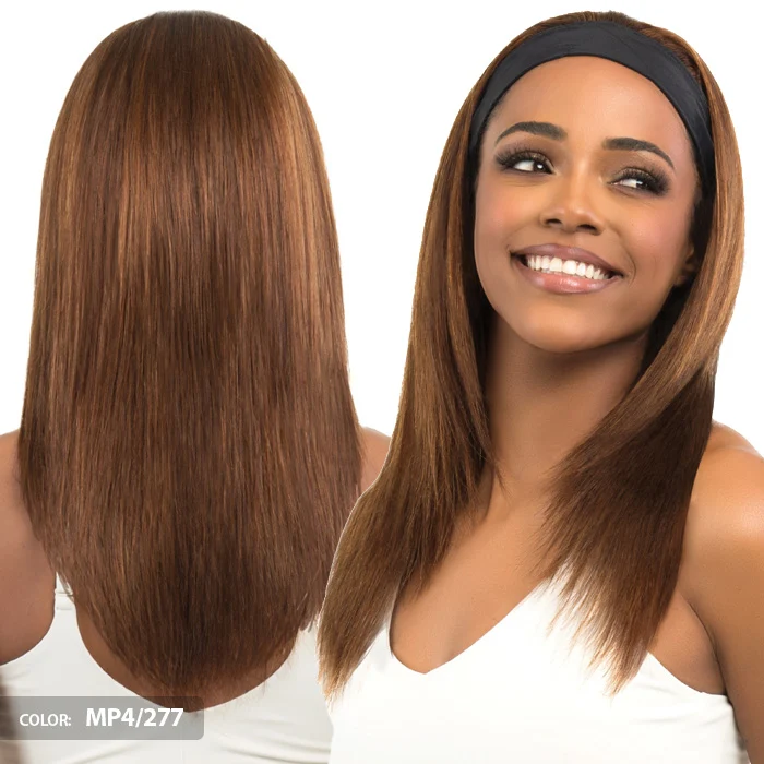 Bobbi Boss Active 100% Human Hair Headband Wig - MH1422 HB STRAIGHT